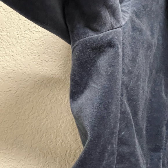 *New York & Co. Women’s Vintage Velvety Blazer Jacket Blue Size 10 - Picture 5 of 10